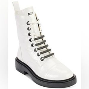 DKNY Malaya lace up boots -7.5